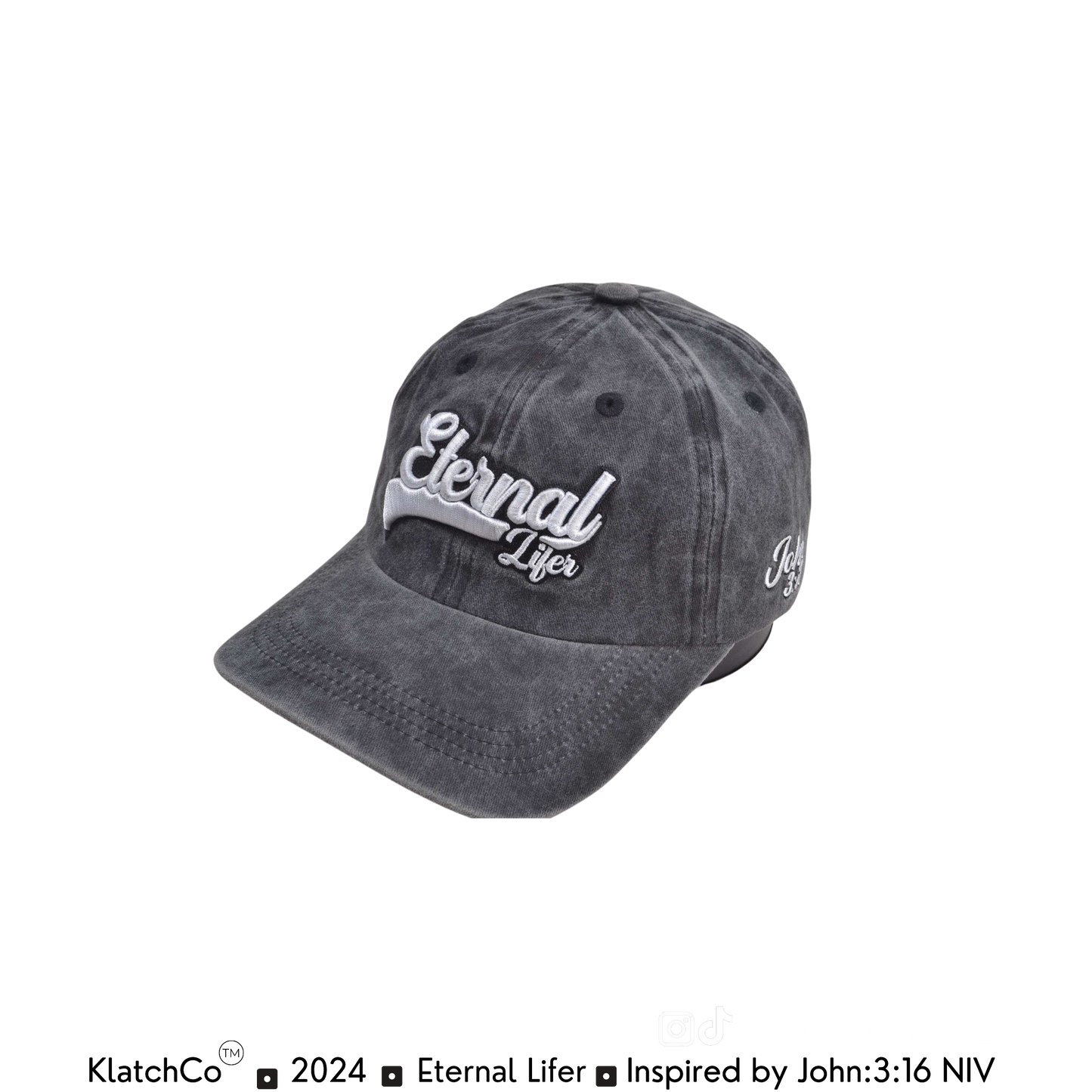 Eternal Lifer Dad Hat - Stone Gray